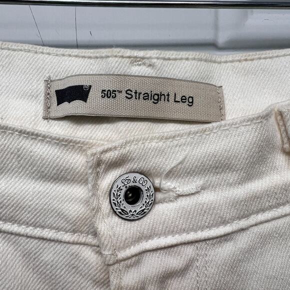 Women's Levi's Straight Leg 10M-W30xL32 Jeans Vintage Retro Y2K AAA3892 - Picture 4 of 8